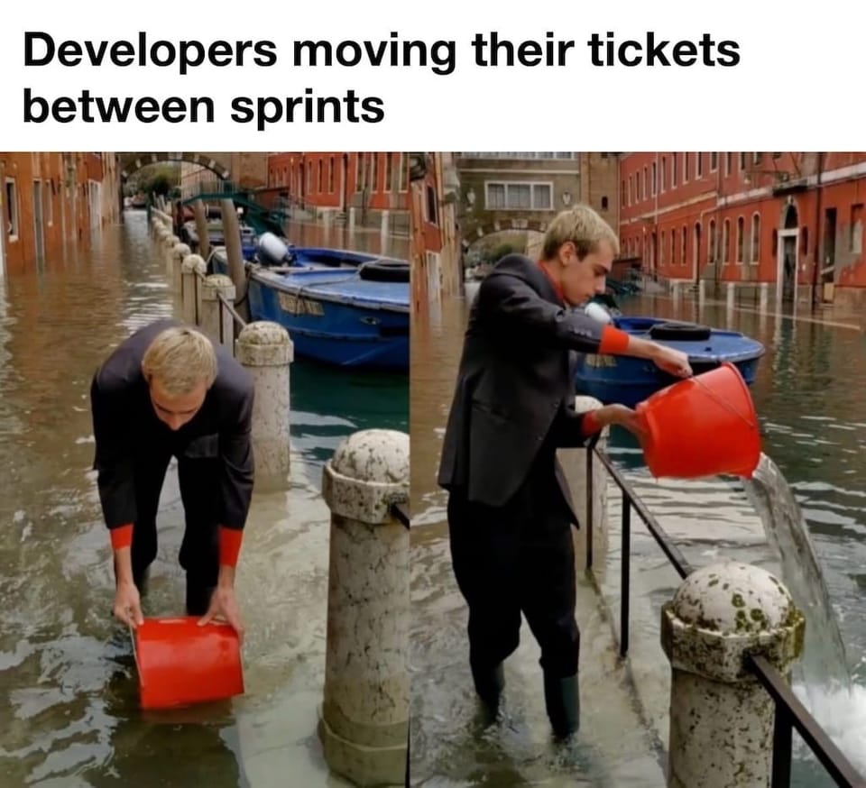Developers moving tickets